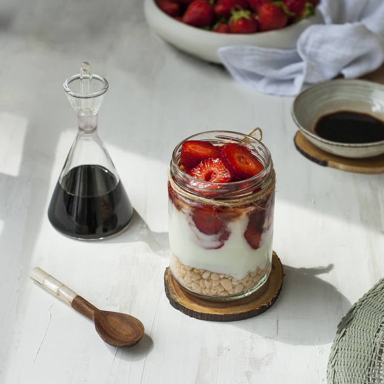 Postre Fresas Maceradas